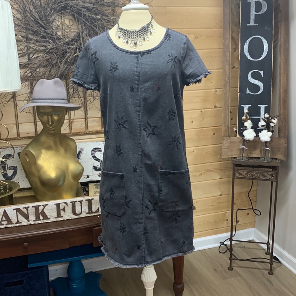 Max Jeans Star Dress - Picture 3 of 9